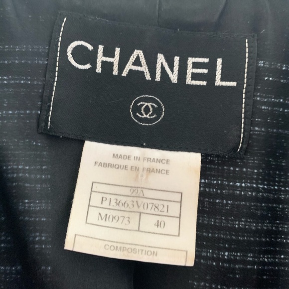 Chanel Cropped Tweed Jacket Sz.40/US 8 - Picture 4 of 7